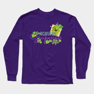 Achieve Grapeness - Punny Garden Long Sleeve T-Shirt